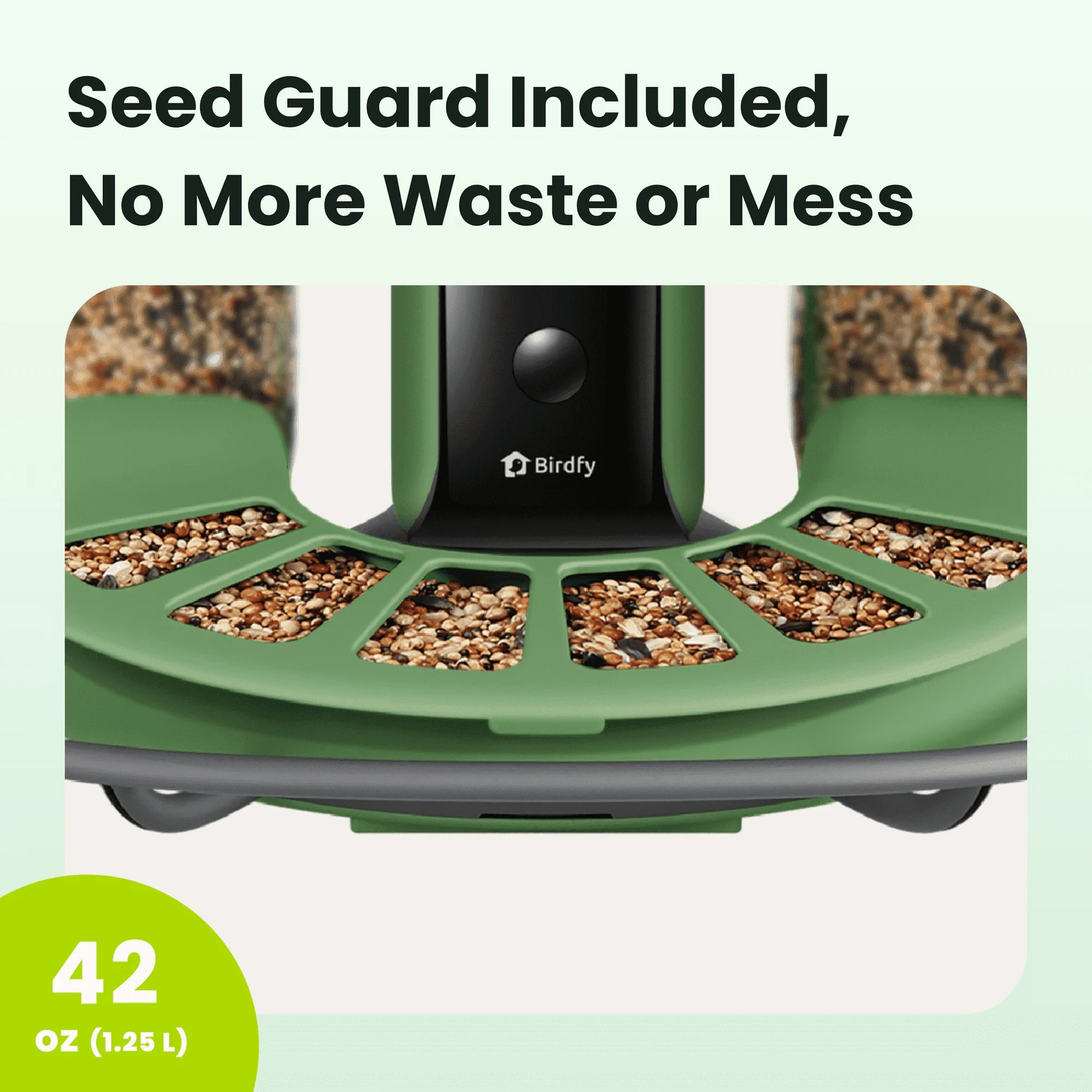 Smart Bird Feeder with Camera, Solar-Powered, Auto-Capture Bird Videos & Motion Detection, AI Identification with 99% Accuracy, Perfect Gift for Bird Lovers