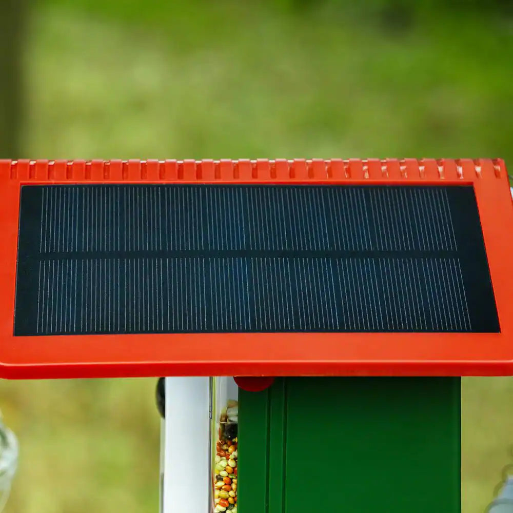 Advanced Solar-Powered Hanging Bird Feeder with Integrated Camera and AI Recognition for Enhanced Night Vision