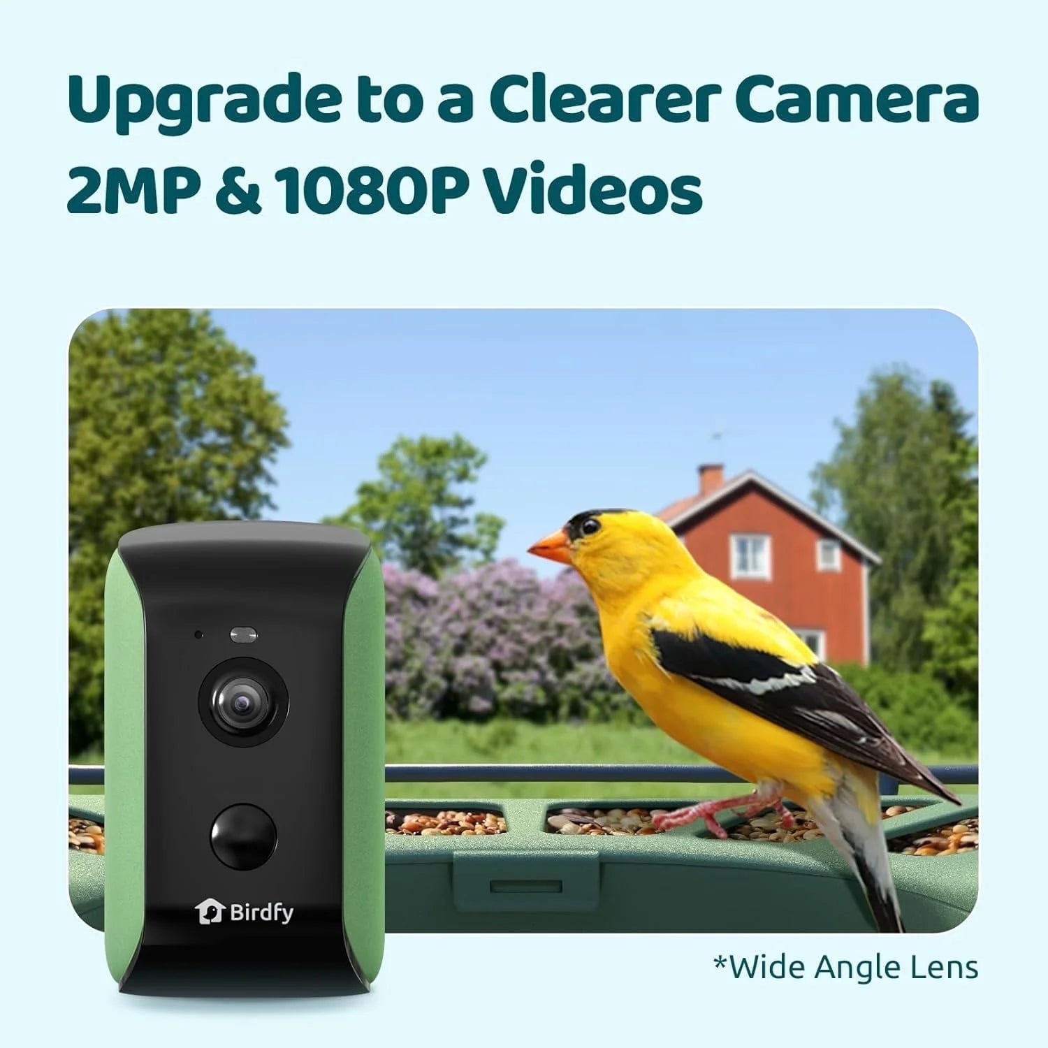 Smart Bird Feeder with Camera, Solar-Powered, Auto-Capture Bird Videos & Motion Detection, AI Identification with 99% Accuracy, Perfect Gift for Bird Lovers